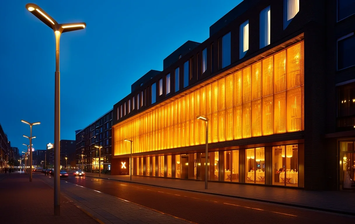 CityForum X bij nacht